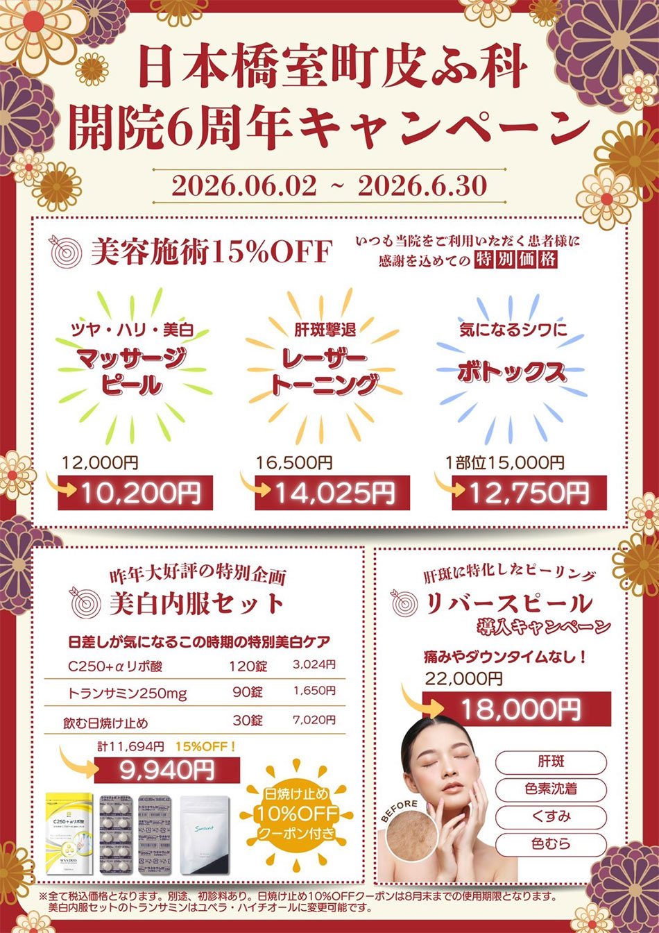 開院6周年キャンペーン